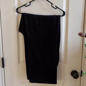 NWOT Catherine's Black Velour Jogging Pants.   Size OX  14W/16W